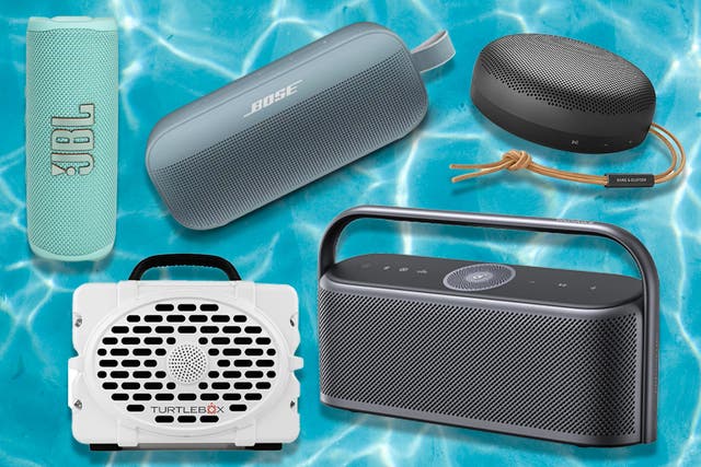 <p>Carry on singing in the rain, with these waterproof speakers </p>